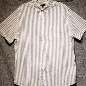 Mens XXL button down short sleeve shirt